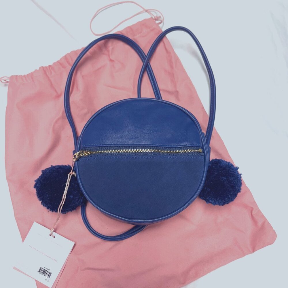 ban.do Sidekick Round Crossbody Bag Blue NWT w/‎ Dust Bag